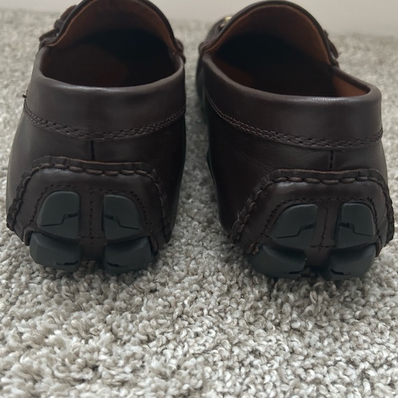 POLO RALPH LAUREN Men's Anders Leather Driver Driving Style Loafer Brown Sz 8.5 - Picture 7 of 12